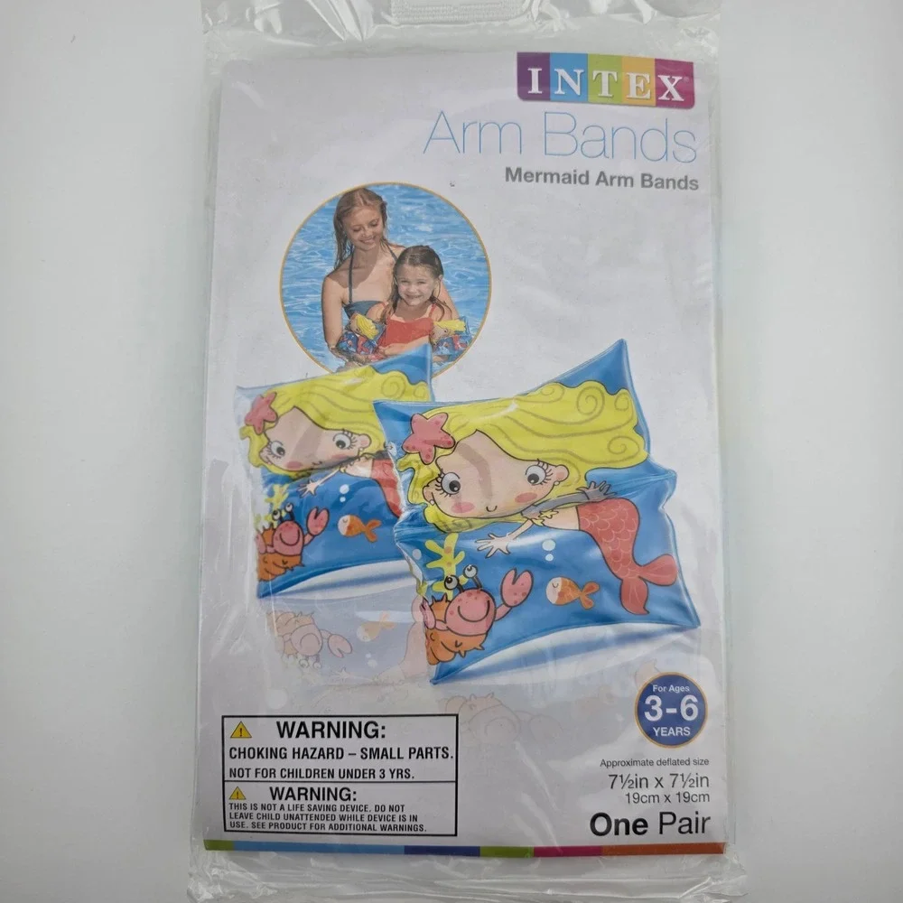 Intex Assorted Arm Bands‎ Bundle 7 Pairs Sea Buddy Mermaid Ages 3-6 New